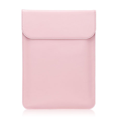 Leder Handy Tasche Sleeve Schutz Hülle L21 für Apple MacBook Pro 13 zoll Rosa