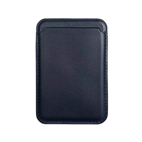 Luxus Leder Wallet Schutzhülle mit Mag-Safe Magnetic Magnetisch für Apple iPhone 12 Mini Königs Blau