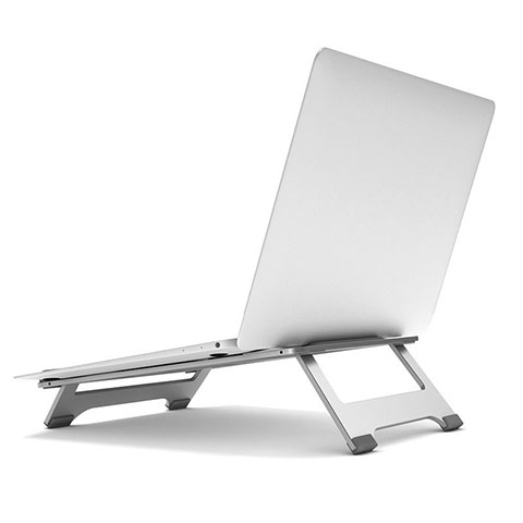 NoteBook Halter Halterung Laptop Ständer Universal K05 für Apple MacBook Air 11 zoll Silber
