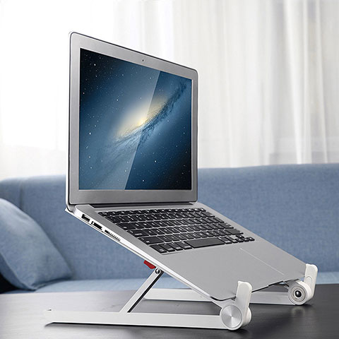 NoteBook Halter Halterung Laptop Ständer Universal K13 für Apple MacBook 12 zoll Silber
