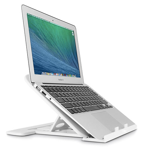 NoteBook Halter Halterung Laptop Ständer Universal S02 für Apple MacBook Air 13.3 zoll (2018) Silber