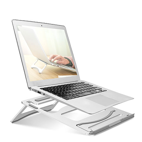 NoteBook Halter Halterung Laptop Ständer Universal S03 für Apple MacBook 12 zoll Silber