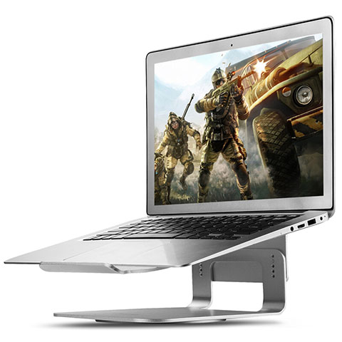 NoteBook Halter Halterung Laptop Ständer Universal S16 für Apple MacBook Pro 13 zoll Retina Silber