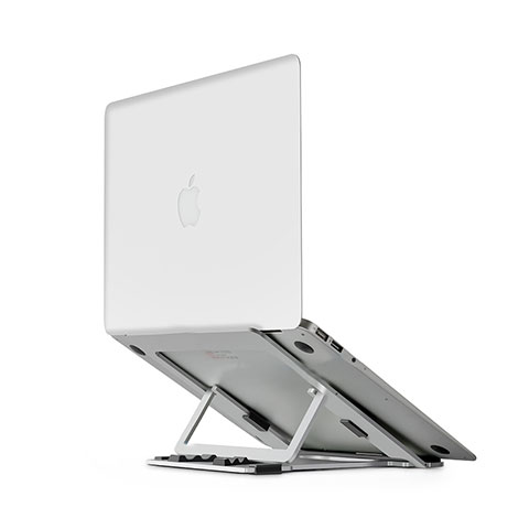 NoteBook Halter Halterung Laptop Ständer Universal T08 für Huawei Honor MagicBook Pro (2020) 16.1 Silber