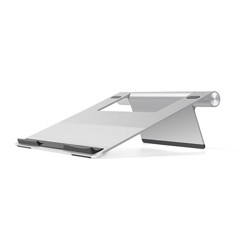 NoteBook Halter Halterung Laptop Ständer Universal T11 für Apple MacBook 12 zoll Silber