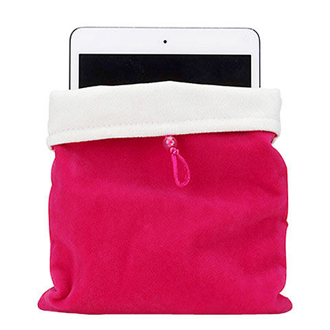 Samt Handy Tasche Schutz Hülle für Apple iPad 2 Pink
