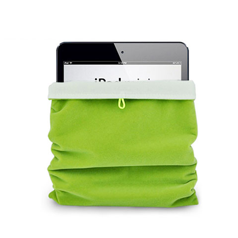 Samt Handy Tasche Schutz Hülle für Apple iPad Mini 4 Grün
