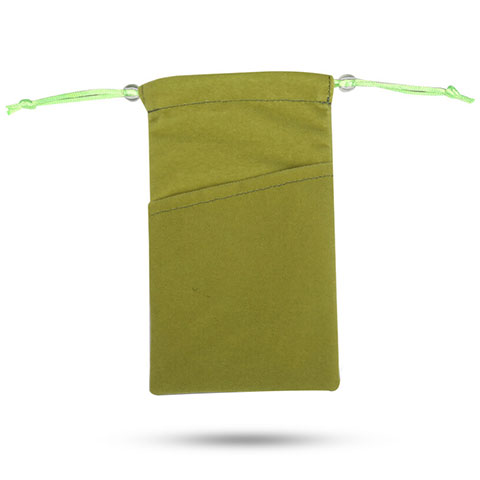 Samtbeutel Säckchen Samt Handy Tasche Universal Grün