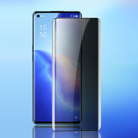 Schutzfolie Displayschutzfolie Panzerfolie Gehärtetes Glas Glasfolie Privacy Skins zum Aufkleben Panzerglas für Oppo Reno5 Pro 5G Klar