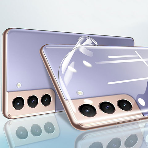 Schutzfolie Displayschutzfolie Panzerfolie Gehärtetes Glas Glasfolie Rückseite Skins zum Aufkleben B01 für Samsung Galaxy S21 5G Klar
