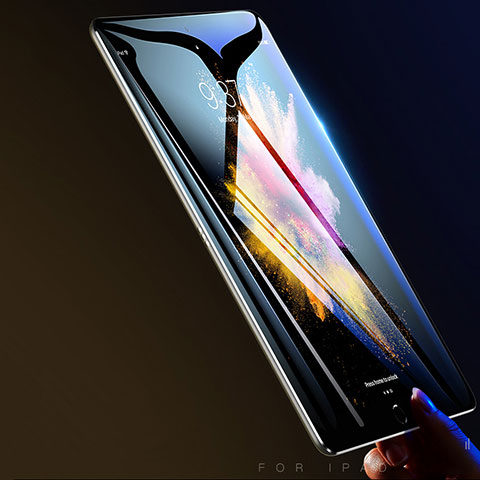 Schutzfolie Displayschutzfolie Panzerfolie Gehärtetes Glas Glasfolie Skins zum Aufkleben Panzerglas T03 für Apple New iPad 9.7 (2018) Klar