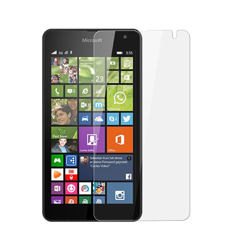 Schutzfolie Displayschutzfolie Panzerfolie Skins zum Aufkleben für Microsoft Lumia 535 Klar