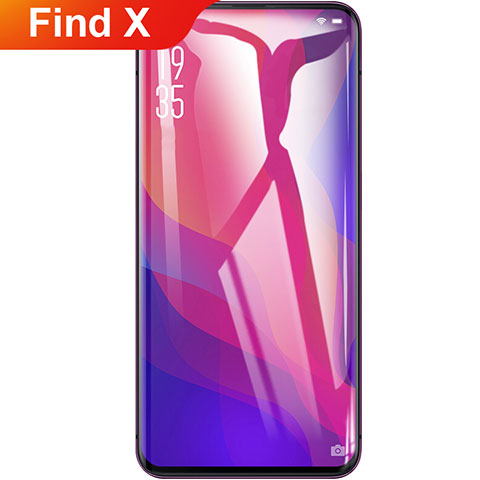 Schutzfolie Displayschutzfolie Panzerfolie Skins zum Aufkleben Full Coverage F01 für Oppo Find X Klar