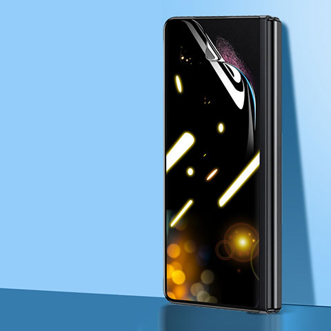 Schutzfolie Displayschutzfolie Panzerfolie Skins zum Aufkleben Full Coverage Privacy S02 für Samsung Galaxy Z Fold3 5G Klar