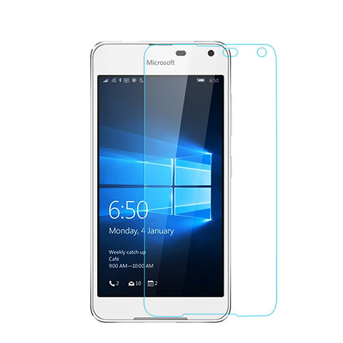 Schutzfolie Displayschutzfolie Panzerfolie Skins zum Aufkleben Gehärtetes Glas Glasfolie für Microsoft Lumia 650 Klar