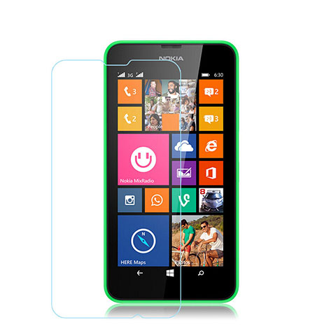 Schutzfolie Displayschutzfolie Panzerfolie Skins zum Aufkleben Gehärtetes Glas Glasfolie für Nokia Lumia 635 Klar