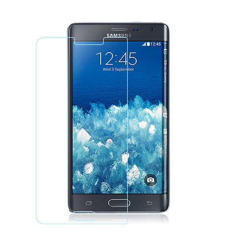 Schutzfolie Displayschutzfolie Panzerfolie Skins zum Aufkleben Gehärtetes Glas Glasfolie für Samsung Galaxy Note Edge SM-N915F Klar