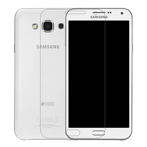 Schutzfolie Displayschutzfolie Panzerfolie Skins zum Aufkleben Gehärtetes Glas Glasfolie T01 für Samsung Galaxy E7 SM-E700 E7000 Klar