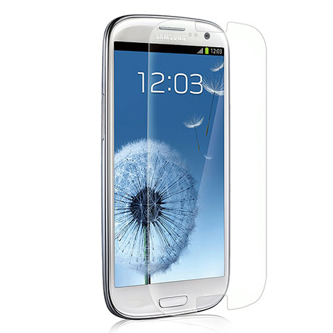 Schutzfolie Displayschutzfolie Panzerfolie Skins zum Aufkleben Gehärtetes Glas Glasfolie T01 für Samsung Galaxy S3 III LTE 4G Klar
