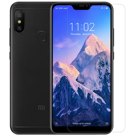 Schutzfolie Displayschutzfolie Panzerfolie Skins zum Aufkleben Gehärtetes Glas Glasfolie T02 für Xiaomi Mi A2 Lite Klar