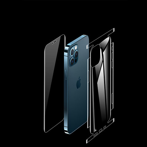 Schutzfolie Displayschutzfolie Panzerfolie Vorder und Rückseite Skins zum Aufkleben F01 für Apple iPhone 13 Pro Klar