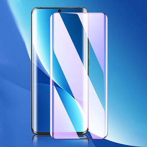 Schutzfolie Full Coverage Displayschutzfolie Panzerfolie Gehärtetes Glas Glasfolie Anti Blue Ray Skins zum Aufkleben Panzerglas F03 für Xiaomi Mi 12S Ultra 5G Schwarz