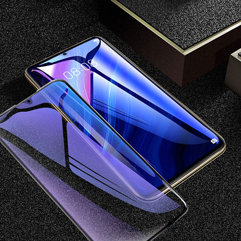 Schutzfolie Full Coverage Displayschutzfolie Panzerfolie Gehärtetes Glas Glasfolie Anti Blue Ray Skins zum Aufkleben Panzerglas für Huawei Enjoy Z 5G Schwarz