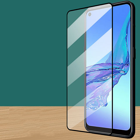 Schutzfolie Full Coverage Displayschutzfolie Panzerfolie Gehärtetes Glas Glasfolie Skins zum Aufkleben Panzerglas F07 für Oppo Find X5 5G Schwarz