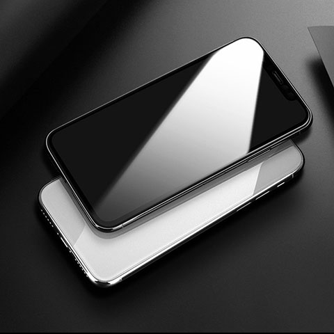 Schutzfolie Full Coverage Displayschutzfolie Panzerfolie Gehärtetes Glas Glasfolie Skins zum Aufkleben Panzerglas für Apple iPhone 11 Pro Max Schwarz
