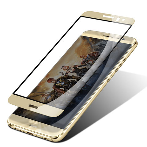 Schutzfolie Full Coverage Displayschutzfolie Panzerfolie Skins zum Aufkleben Gehärtetes Glas Glasfolie F05 für Huawei G9 Plus Gold