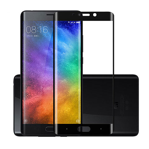 Schutzfolie Full Coverage Displayschutzfolie Panzerfolie Skins zum Aufkleben Gehärtetes Glas Glasfolie F05 für Xiaomi Mi Note 2 Special Edition Schwarz
