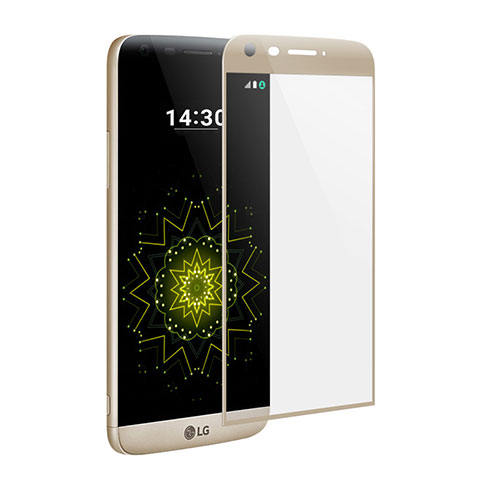 Schutzfolie Full Coverage Displayschutzfolie Panzerfolie Skins zum Aufkleben Gehärtetes Glas Glasfolie für LG G5 Gold