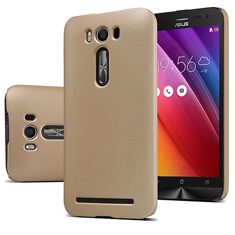 Schutzhülle Kunststoff Hülle Matt für Asus Zenfone 2 Laser 6.0 ZE601KL Gold