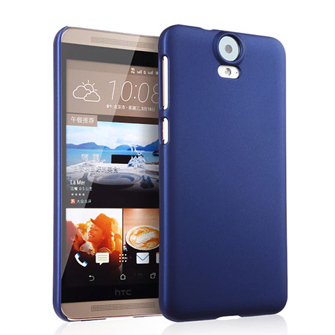 Schutzhülle Kunststoff Hülle Matt für HTC One E9 Plus Blau