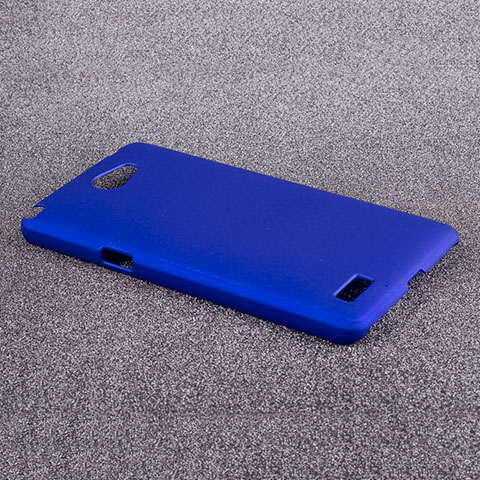 Schutzhülle Kunststoff Hülle Matt für LG L Bello 2 Blau