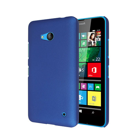 Schutzhülle Kunststoff Hülle Matt für Microsoft Lumia 640 Blau