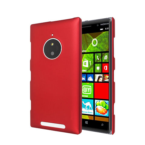 Schutzhülle Kunststoff Hülle Matt für Nokia Lumia 830 Rot
