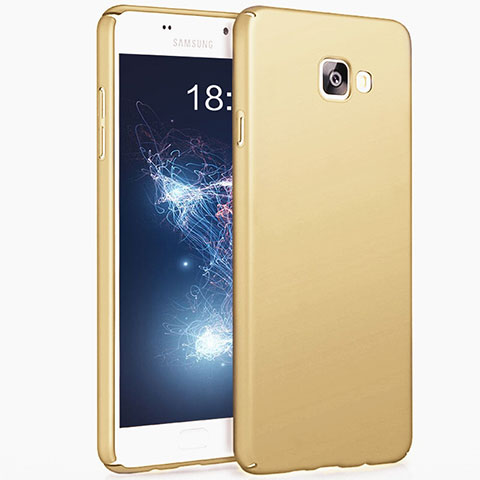 Schutzhülle Kunststoff Hülle Matt für Samsung Galaxy A5 (2017) SM-A520F Gold