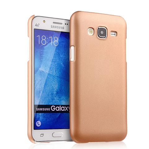 Schutzhülle Kunststoff Hülle Matt für Samsung Galaxy J5 SM-J500F Gold