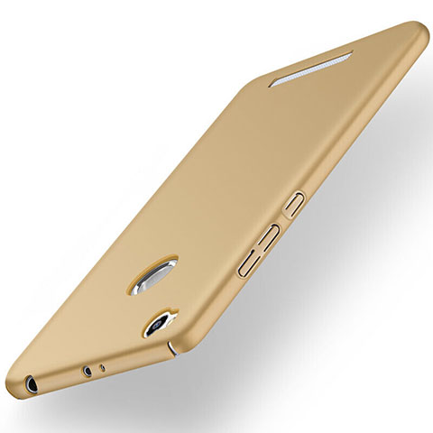 Schutzhülle Kunststoff Hülle Matt für Xiaomi Redmi 3S Gold