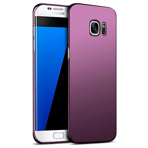 Schutzhülle Kunststoff Hülle Matt M09 für Samsung Galaxy S7 Edge G935F Violett