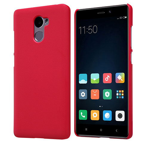 Schutzhülle Kunststoff Hülle Punkte Loch für Xiaomi Redmi 4 Standard Edition Rot