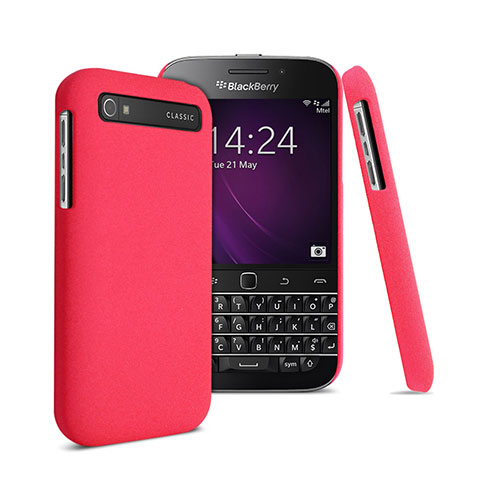 Schutzhülle Kunststoff Tasche Matt für Blackberry Classic Q20 Rot