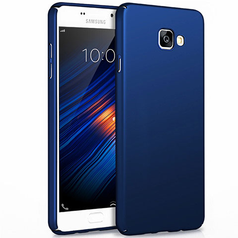 Schutzhülle Kunststoff Tasche Matt für Samsung Galaxy A5 (2017) SM-A520F Blau