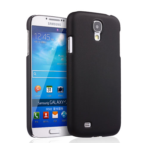 Schutzhülle Kunststoff Tasche Matt für Samsung Galaxy S4 IV Advance i9500 Schwarz