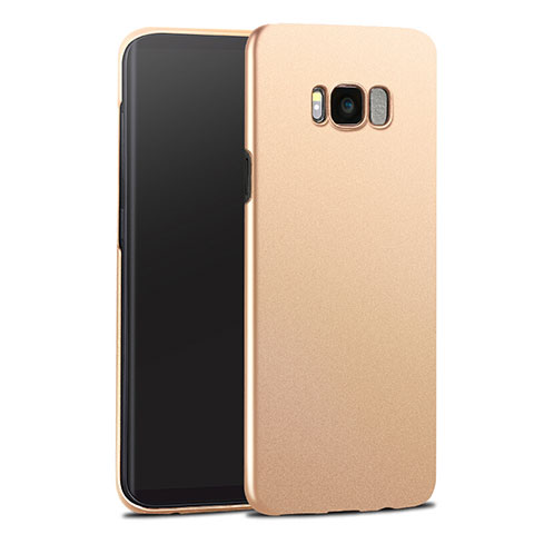 Schutzhülle Kunststoff Tasche Matt für Samsung Galaxy S8 Gold