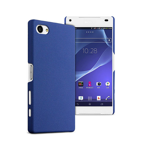 Schutzhülle Kunststoff Tasche Matt für Sony Xperia Z5 Compact Blau