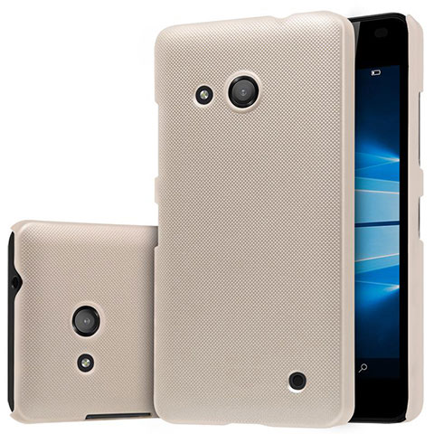 Schutzhülle Kunststoff Tasche Matt M01 für Microsoft Lumia 550 Gold