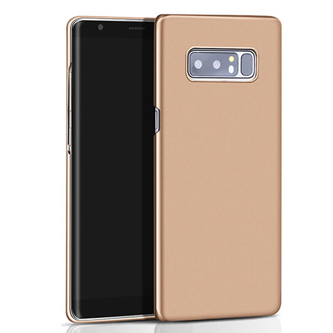 Schutzhülle Kunststoff Tasche Matt M01 für Samsung Galaxy Note 8 Duos N950F Gold