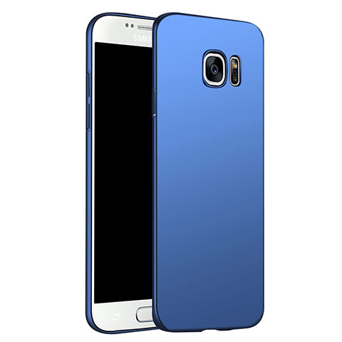 Schutzhülle Kunststoff Tasche Matt M02 für Samsung Galaxy S6 SM-G920 Blau